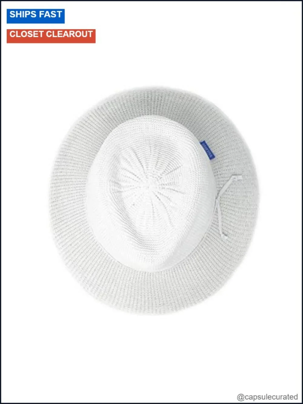 UPF 50+ Women's Wide Brim Packable Straw Fedora Sun Hat with Drawstring